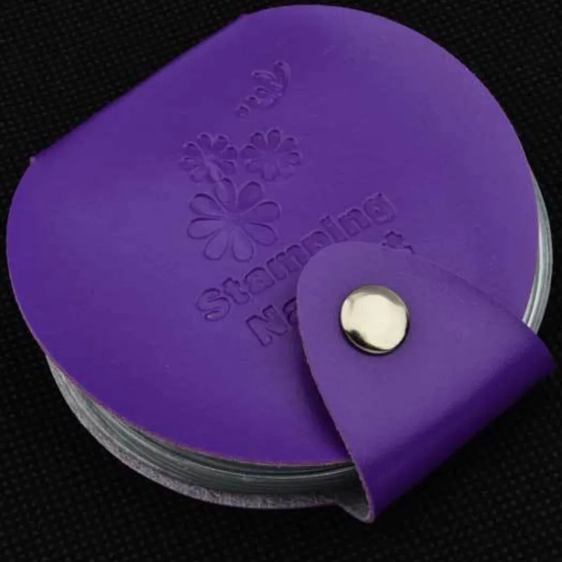 Новая кожаная пластина для стемпинга нейл арта чехол/папка/сумка держатель