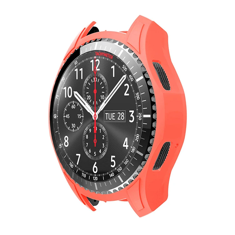 Чехол gear S3 Frontier для samsung Galaxy Watch 46 мм S 3 ремешок силиконовый чехол Защитный протектор Аксессуары для часов