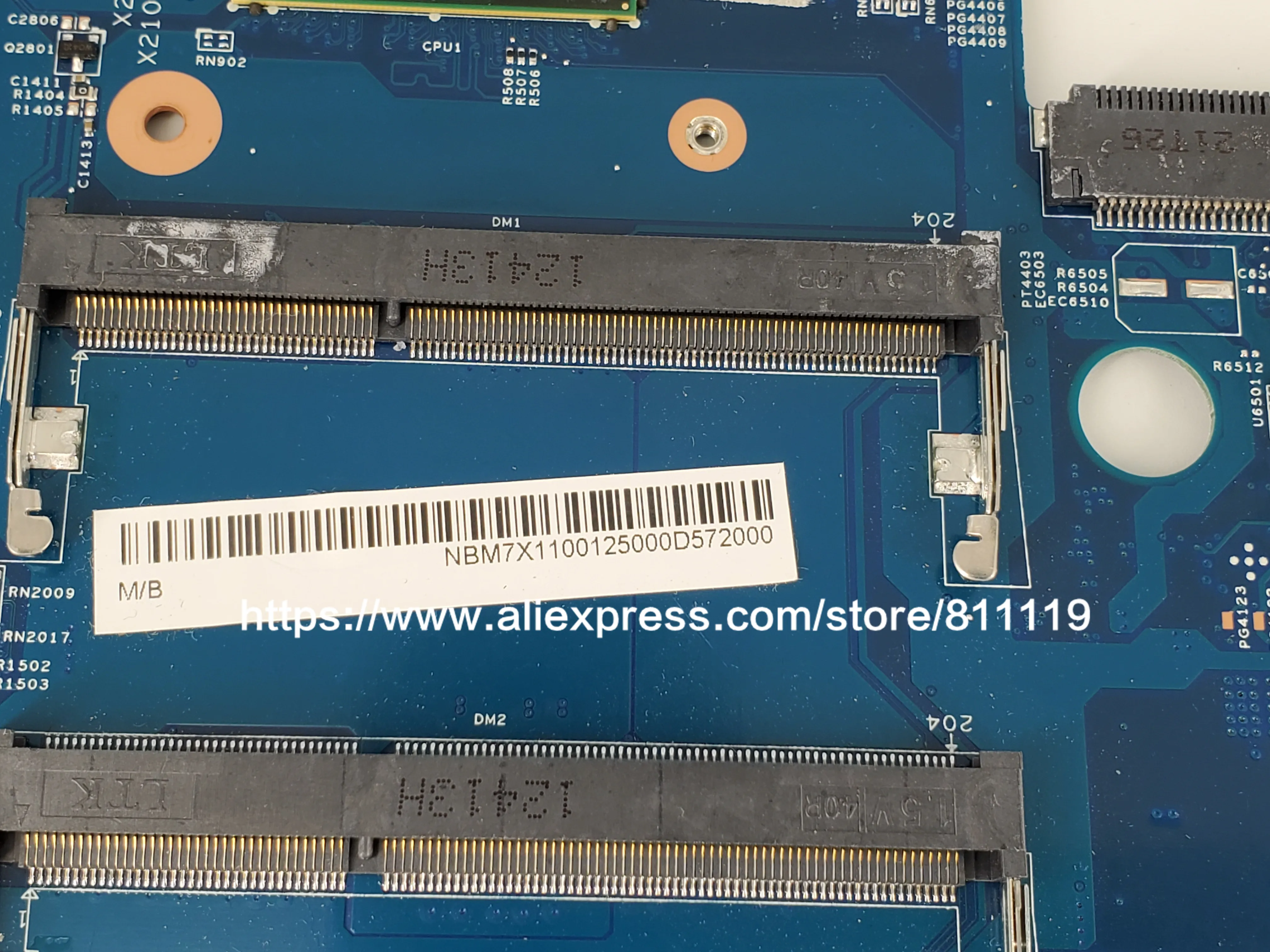 Yourui для Acer aspire V5 531 431 Материнская плата ноутбука основная с Pentium 987 Процессор