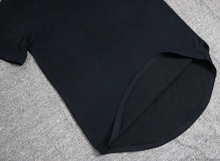 

Men Fashion summer Solid color Black white gray T-shirt Cotton Swag Mens skateboard T shirt solid Hip Hop T shirt Men's Tees