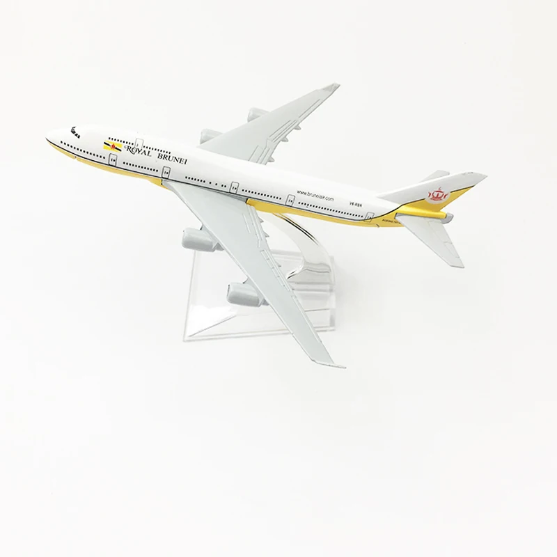 Модель самолета Королевский Бруней авиалинии модель Боинг 747 16 см из