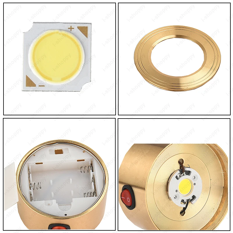 Светодиодный потолочный светильник с COB матрицей лампа точечная кнопкой