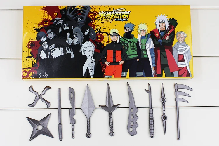 10 шт./лот подвеска косплей игрушки|figure toy|kunai shurikenhatake kakashi |