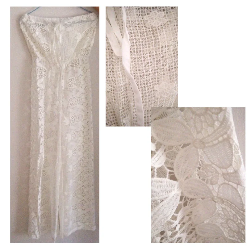 Женское летнее платье белые кружевные сиамские штаны хит продаж женское пляжное