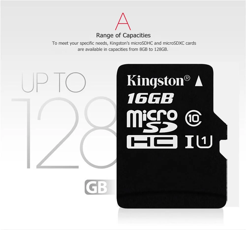 Kingston Micro SD карта 16 Гб класс 10 карта памяти C10 Mini SD карта C4 8 Гб SDHC SDXC TF карта для смартфонов Прямая поставка