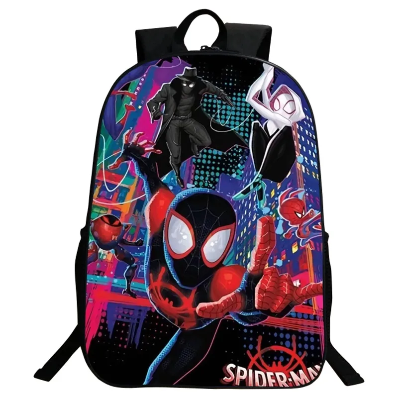 Новый Стиль Полиэстер модный принт Человек-паук школьные сумки для детей рюкзак