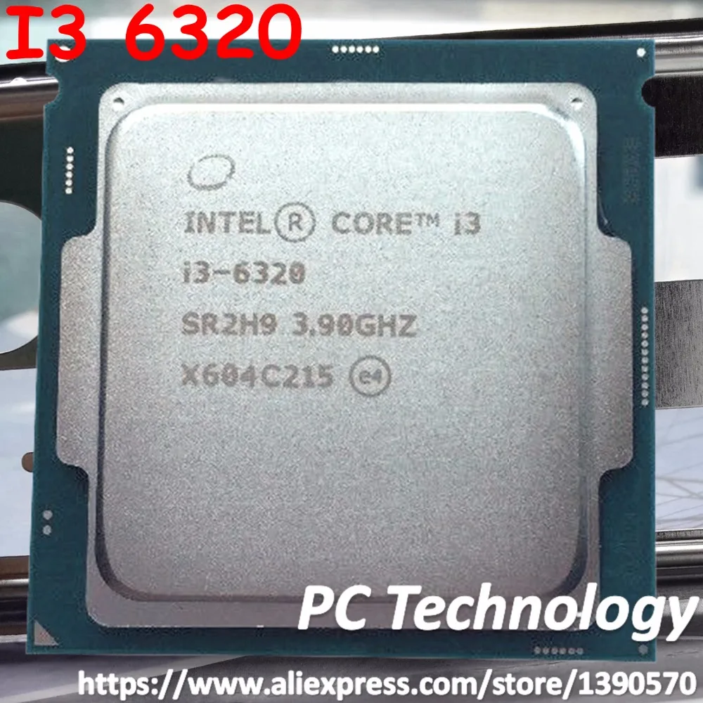 Оригинальный процессор Intel Core I3 6320 Двухъядерный 3 90 ГГц 4 Мб кэш-памяти I3-6320 LGA1151