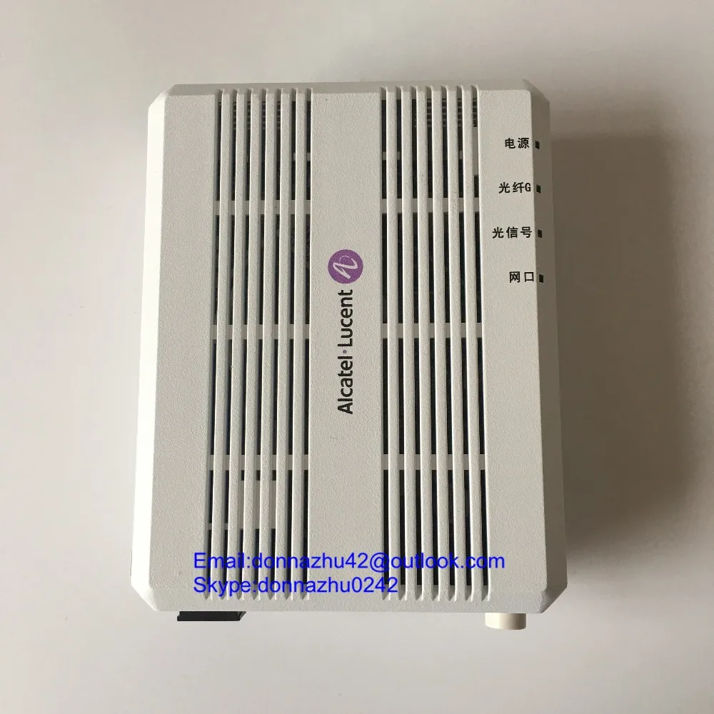 I 010G GPON ONU Alcatel Lucent Bell оптический сетевой терминал FTTH ONT с портом Ethernet 1 GE английская