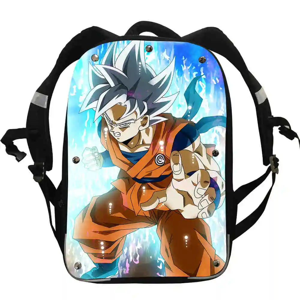 N Рюкзак с драконом и шариком, ультра-Instinct Son Goku Super Saiyan, аниме, повседневные школьные сумки для маленьких мальчиков и девочек, подростков, Mochila, подарочная сумка - Цвет: N