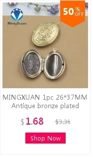 MINGXUAN, 2 шт., подходит для 30 мм, круглый медный медальон, подвески, фото медальон, ювелирные изделия, филигранный винтажный медальон, 6 цветов