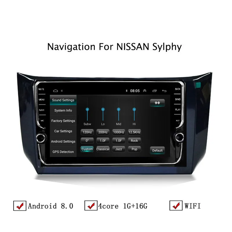 NAVITOPIA 10 1 дюймовый автомобильный мультимедийный плеер Andriod 8 GPS навигация для Nissan