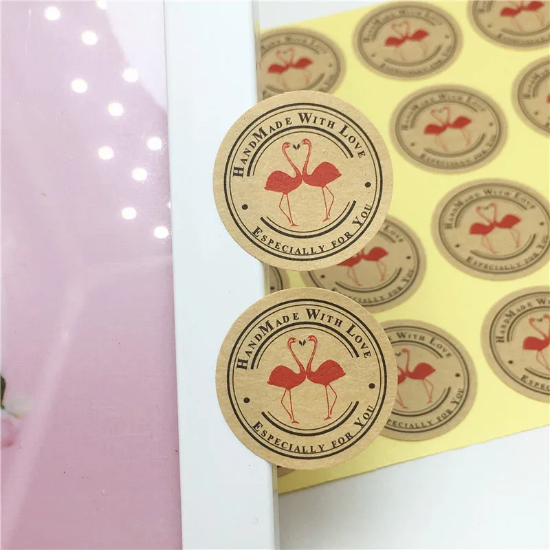 300 pcs 3.5x3.5cm multi-style sticker birthday cake decoration self-adhesive wedding party thank Sticker Free Shipping | Дом и сад