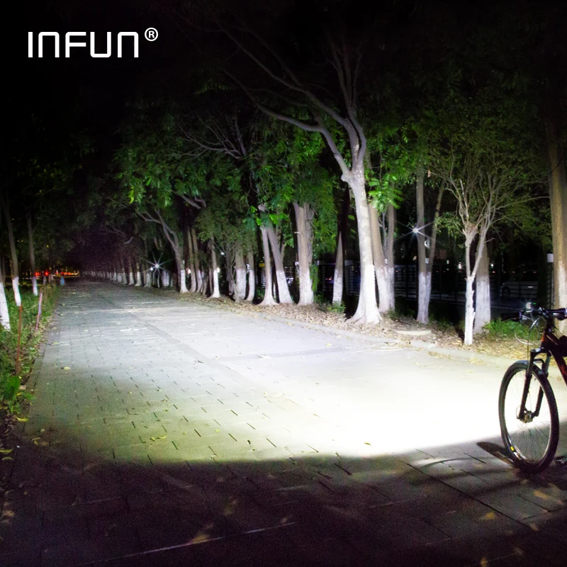 Передсветильник фонарь для велосипеда INFUN GT200 с дистанционным управлением 2200