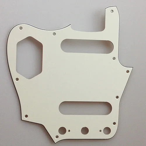 3 Ply Parchment Pleroo на заказ гитара pickgaurd Scratch Plate-для нас Левая рука Гитара Jaguar Pickguard Scratch Plate - Цвет: 3 Ply Parchment