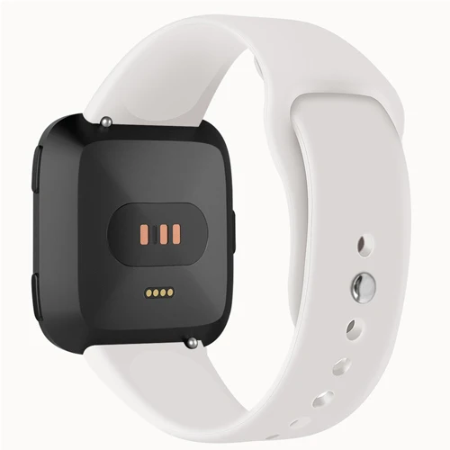 Силиконовый ремешок для fitbit versa/versa 2/versa litle ремешок reloj Браслет спортивный сменный ремешок для часов Часы Аксессуары - Цвет ремешка: Yellow gray