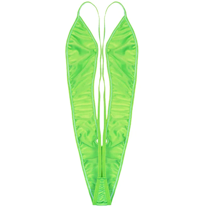 Женский яркий сплошной купальник TiaoBug цельное бикини стринги монокини