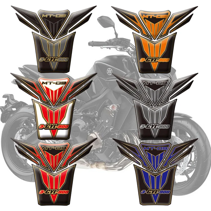 Мотоцикл 3D эмблема Танк Pad Защита Наклейка Protector для Yamaha MT09 2013 2014 2015 MT-09 |