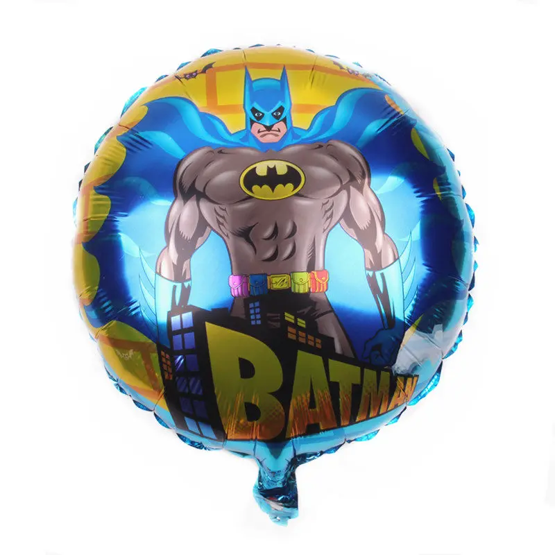 Figure balloon HDBFH мультфильм Супермен серии алюминиевые шары Детский праздник день рождения вечеринка украшения Воздушные шары высокое качество - Цвет: Figure balloon
