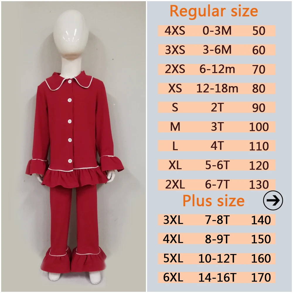 Детский хлопковый кардиган красная пижама на пуговицах осенне-зимний комплект