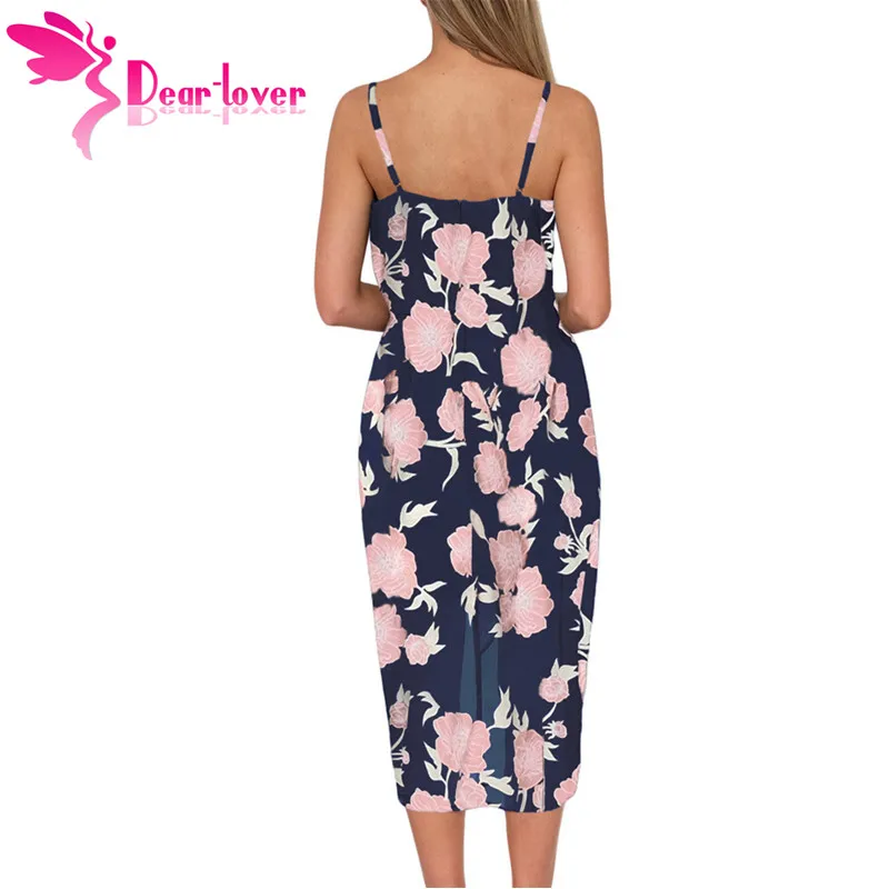 Dear Lover новые модные женские летние повседневные миди платья без рукавов