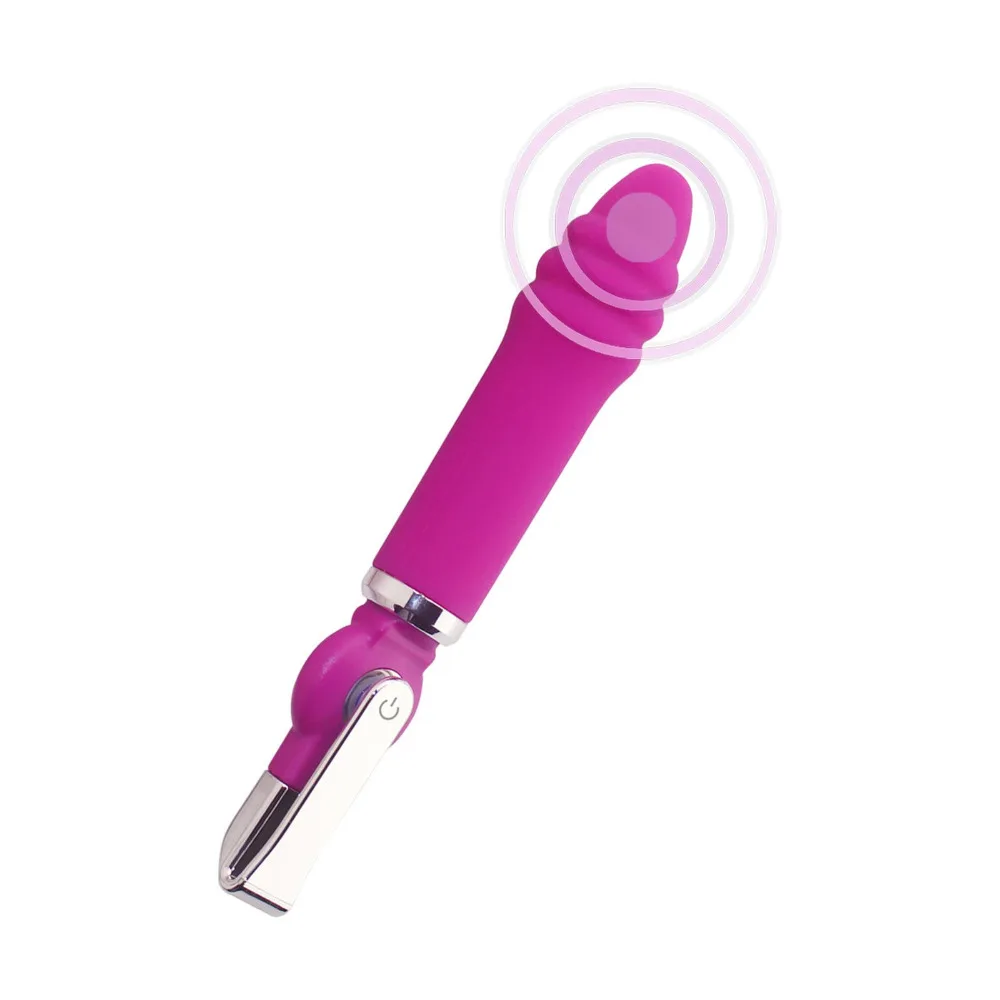 Фаллоимитатор вибратор с зарядкой от USB волшебная палочка секс игрушки для