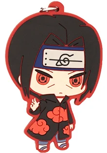 Героя аниме «Наруто Аниме SASUKE обувь для косплея героя Хатаке Какаси из аниме «Итачи Учиха uzumaki Nara Shikamaru аниме резиновый брелок - Цвет: 07 Uchiha Itachi