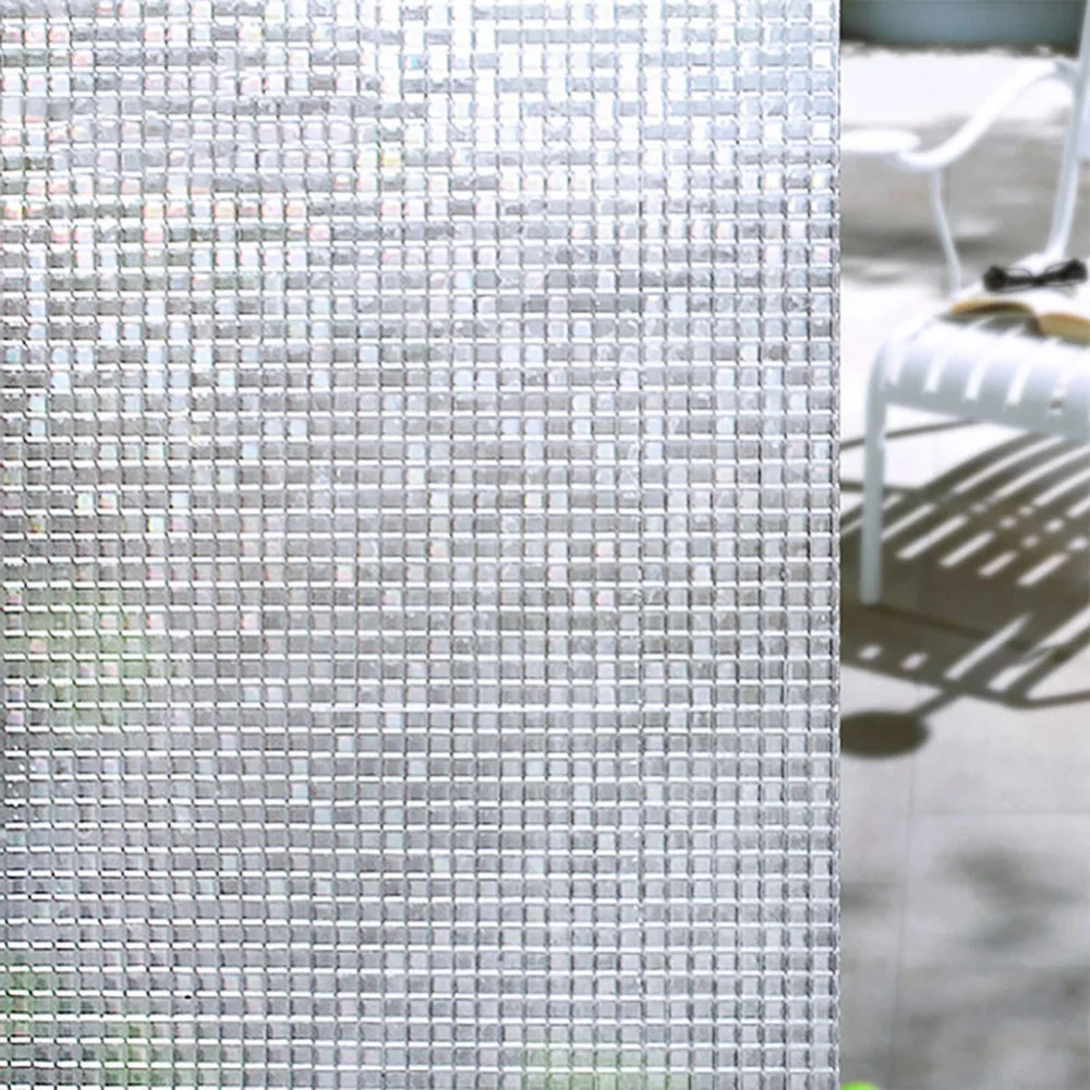 3D оконные съемные декоративные пленки для конфиденциальности не клейкая оконная