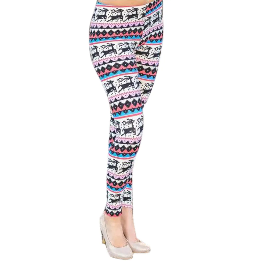 Лидер продаж 2017 женские осенне зимние теплые леггинсы модные эластичные брюки