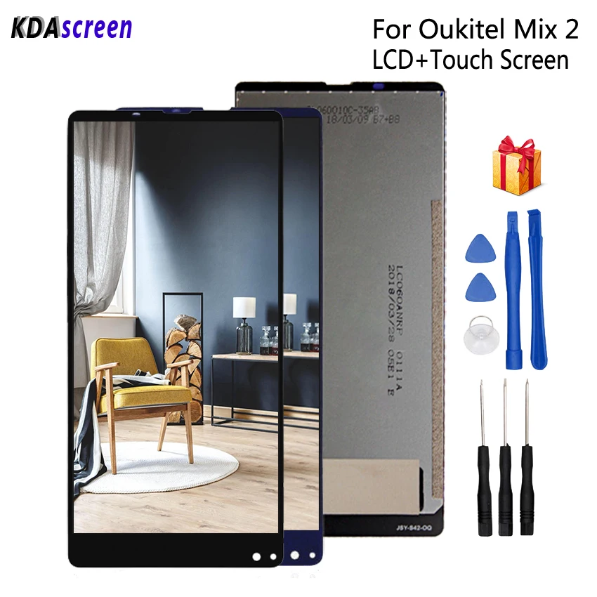 Оригинальный ЖК дисплей для Oukitel MIX 2 сенсорный экран в сборе MIX2 детали телефона