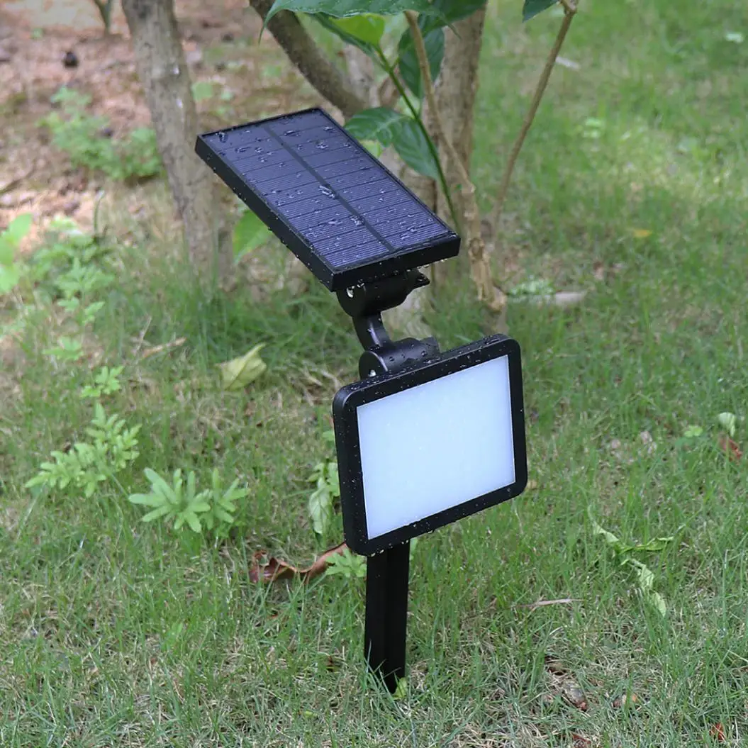 Наружная Водонепроницаемая 48 LED портативная солнечная энергетическая лампа с