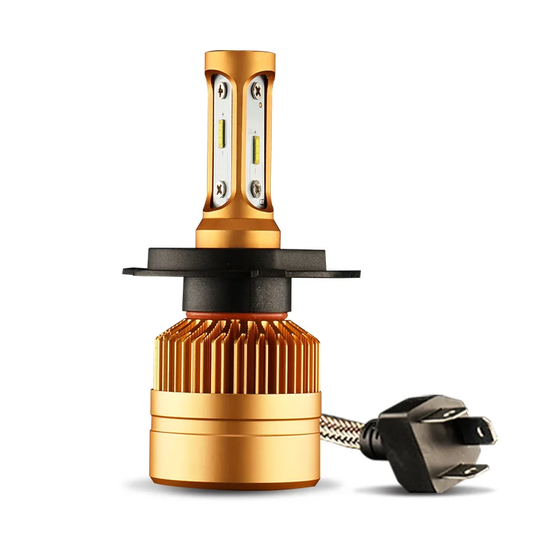 2 Шт. H4 LED H1 H3 H7 H11 H8 9006 HB4 H27 HB3 H9 Фар автомобиля Лампы СВЕТОДИОДНЫЕ Лампы с Philips Chip 8000LM Авто Противотуманные Фары 6000 К 12 В