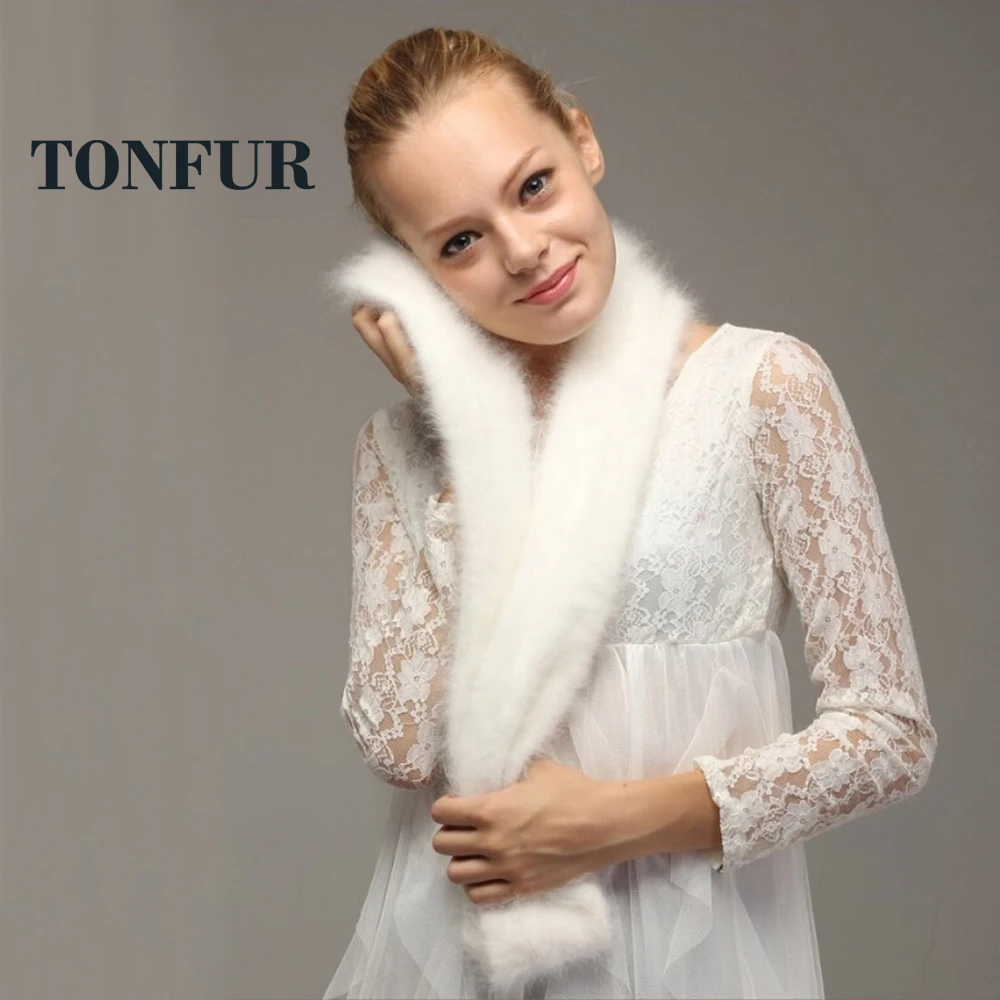 Женский шарф из кашемира теплый натурального меха норки FP862 2019|fur pashmina|cashmere scarffashion