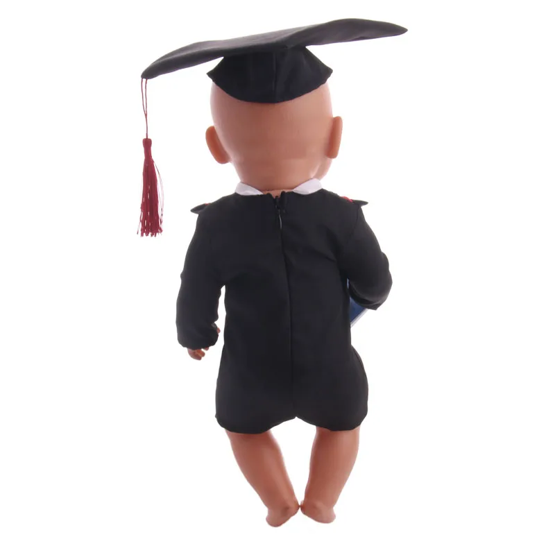 LUCKDOLL доктор одежда+ шляпа подходит 18 дюймов Американский 43cmBaby аксессуары для кукол, игрушки для девочек, поколение, подарок на день рождения