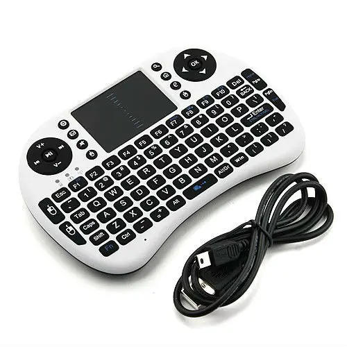 Горячая продажа! 2 4G Беспроводная Qwerty Wifi клавиатура с сенсорной панелью Air Flying