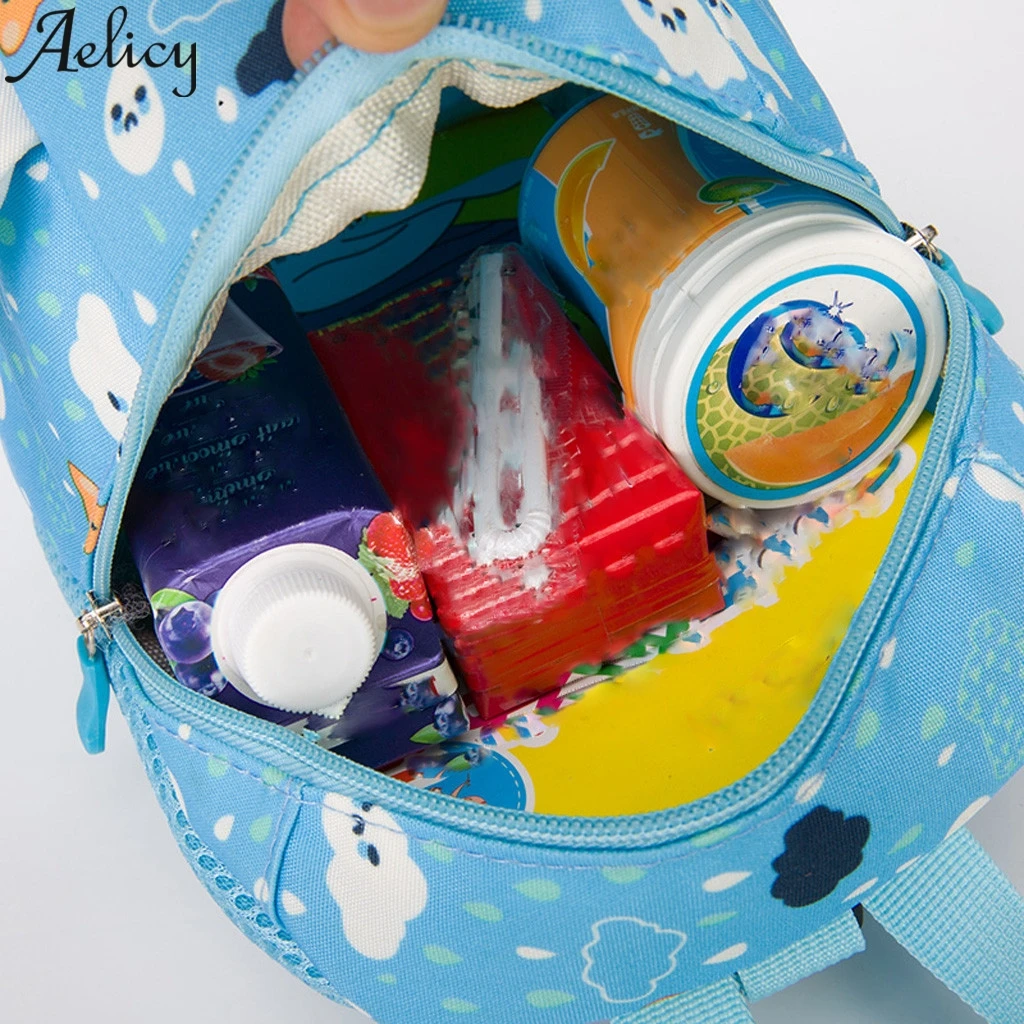 Женский кожаный рюкзак Aelicy модный мини на плечо с рисунком для детского сада