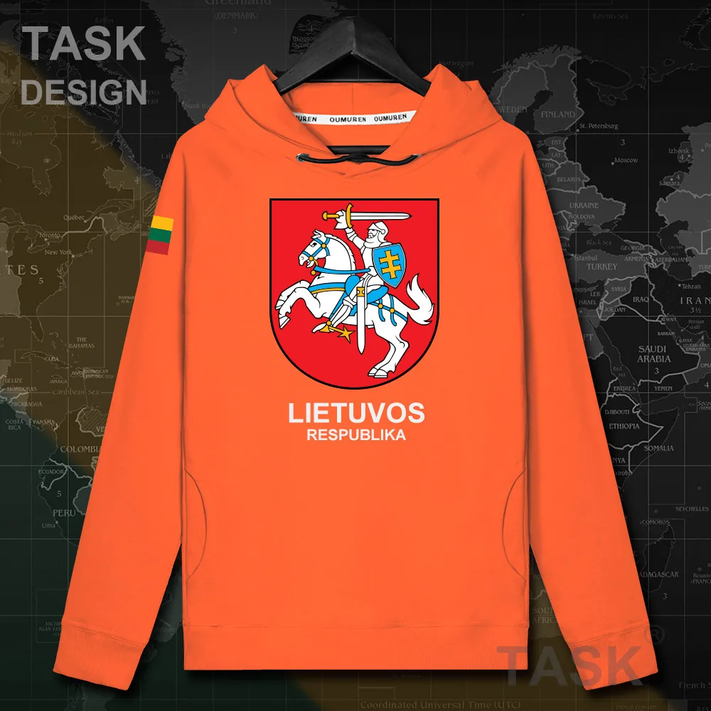 Мужская толстовка с капюшоном литовский свитшот Уличная одежда спортивный