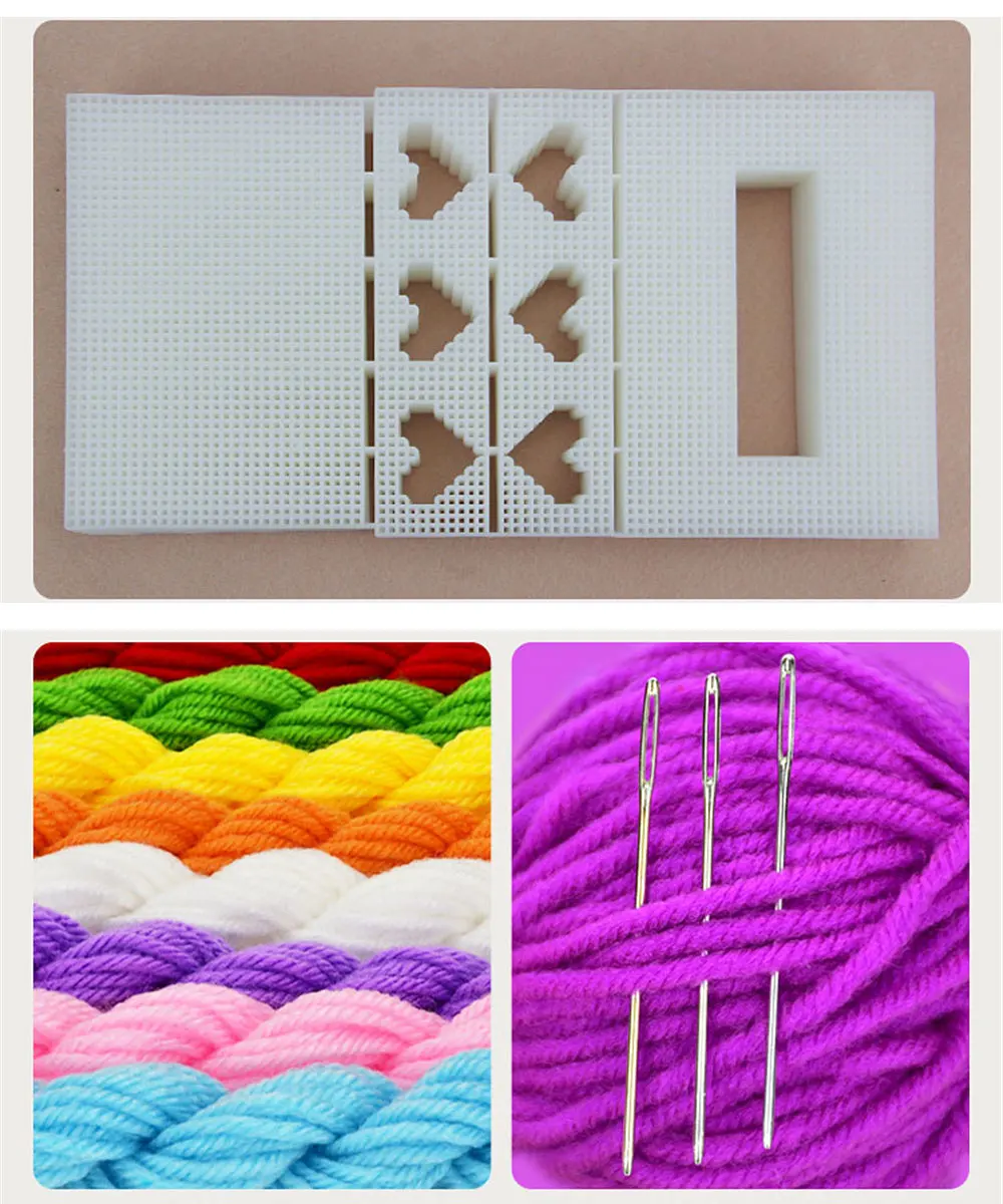 3D вышивка крестиком DIY коробка для салфеток Держатель кухонных салфеток ручной работы ремесло вышивка бумажная коробка для хранения Чехол для украшения стола дома