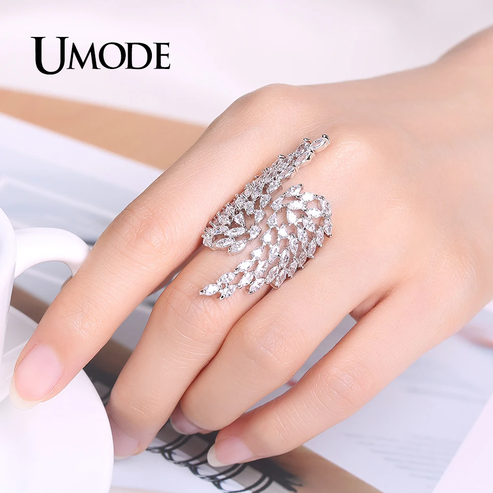 Женское кольцо с фианитом Открытое кристаллами|crystal rings for women|cocktail ringcrystal ring |