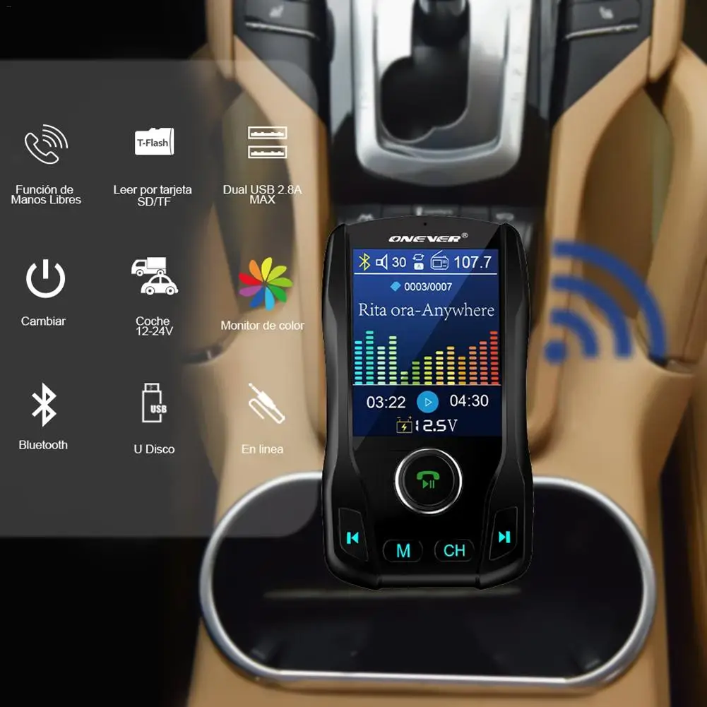 Nulaxy Bluetooth fm передатчик Автомобильный mp3 плеер беспроводной автомобильный