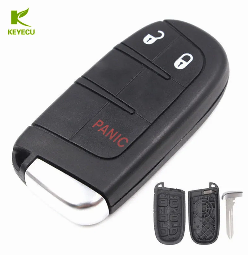Брелок KEYECU для Chrysler 300 Dodge Challenger Charger Journey Jeep Grand Cherokee|fob|fob casefob key |