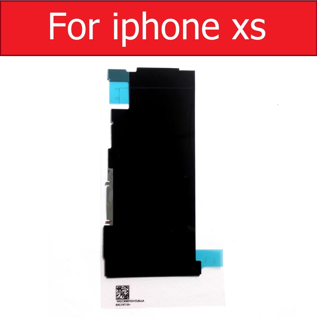 iXS Термостойкая наклейка ЖК-дисплея металлическая чехол для iPhone 5 5S 5c se 6 6s 8 Plus X XR XS MAX теплоизоляция отвода клея - Цвет: iXS