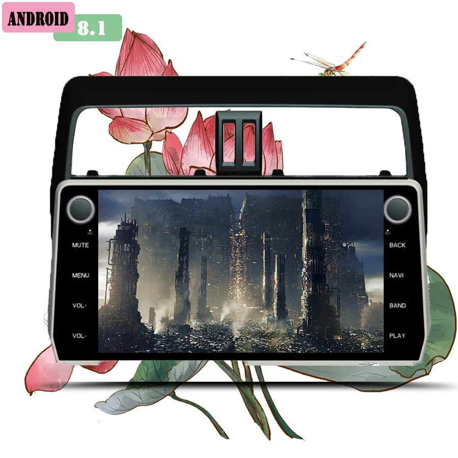 Восьмиядерный Android 10 0 Авторадио автомобильный dvd cd плеер gps ГЛОНАСС монитор