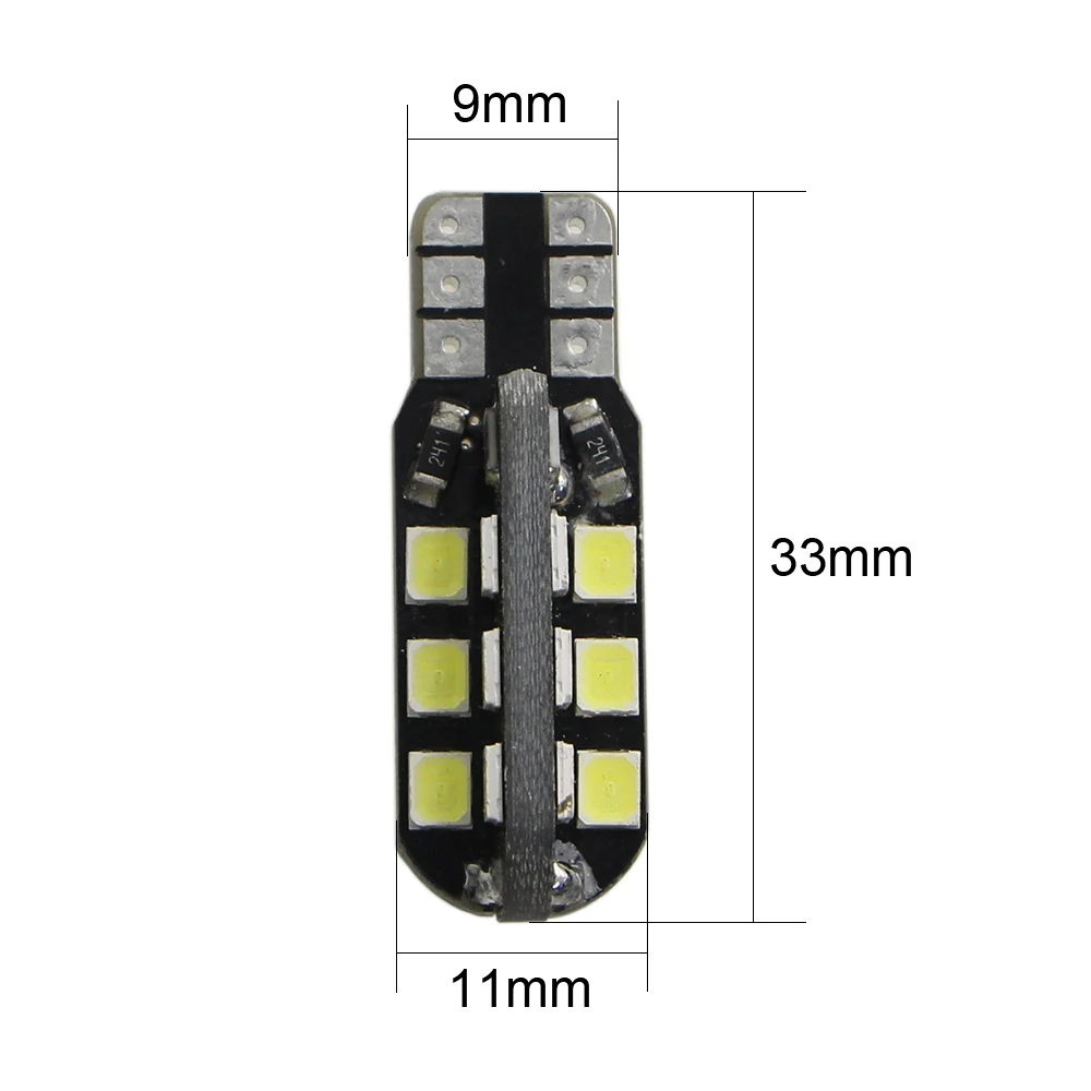 KEIN 6 шт. автомобильный Стайлинг w5w led t10 24SMD 2835 12 В авто боковые клиновидные лампы