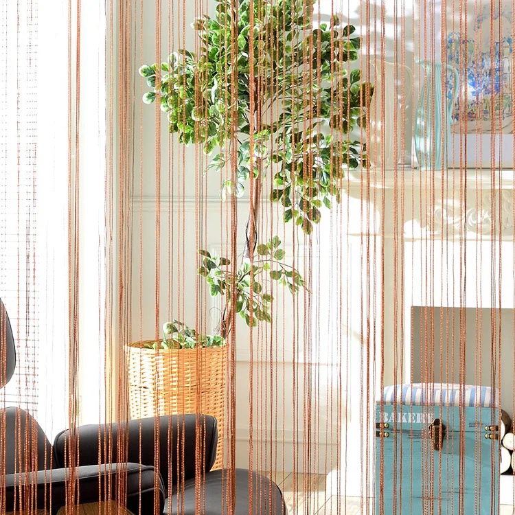 Корейская многоцветная линия 1*2 двери струнная дверь Штора для окна комнаты