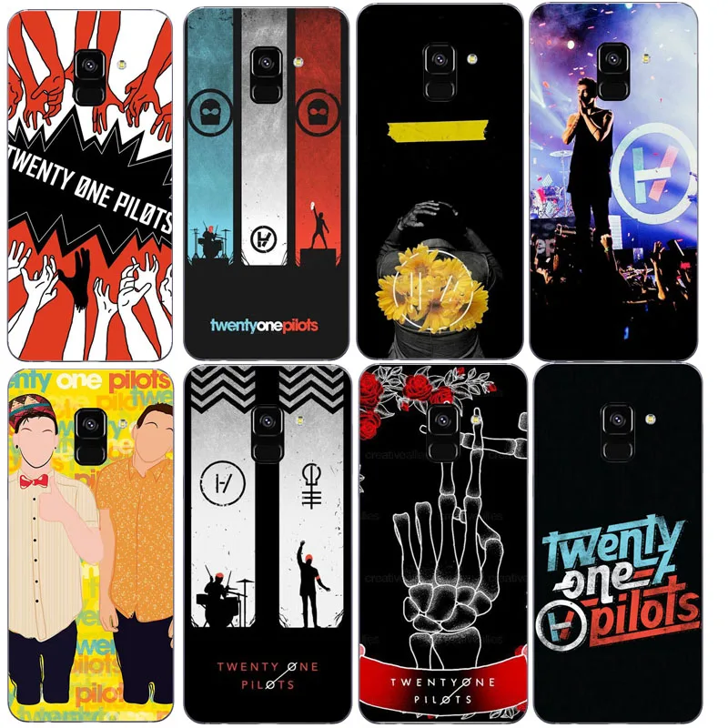 Twenty One Pilots 21 пилота Мягкий ТПУ чехол для телефона samsung 2016 2017 A5 A7 J3 J5 J7 A6 A8PIUS