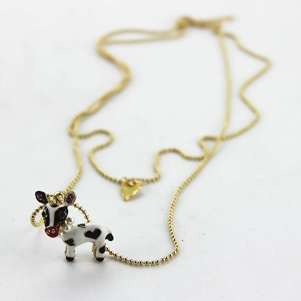 Женское 2015 BJ Новое двойное ожерелье из коровьего сплава|necklace big|cow girlcow jokes |