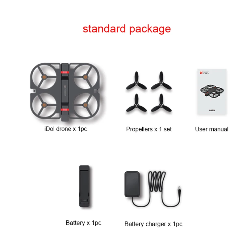 

Youpin iDol FPV RC Drone GPS Foldable Drone Camera HD 1080P /AI Gesture Control /Follow Mode /Optical Flow Altitude Hold