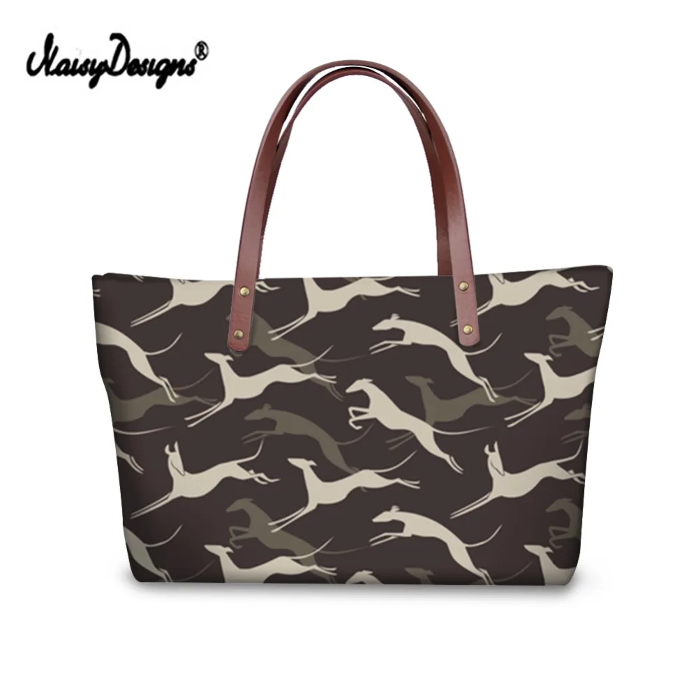 Роскошная Европейская Сумка тоут с принтом Greyhound женская дизайнерская