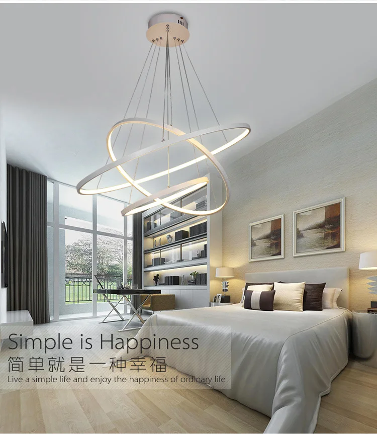 

Modern LED Simple Pendant Lights Lamp For Living Room Cristal Lustre Pendant Lights Pendant Hanging Ceiling Fixtures