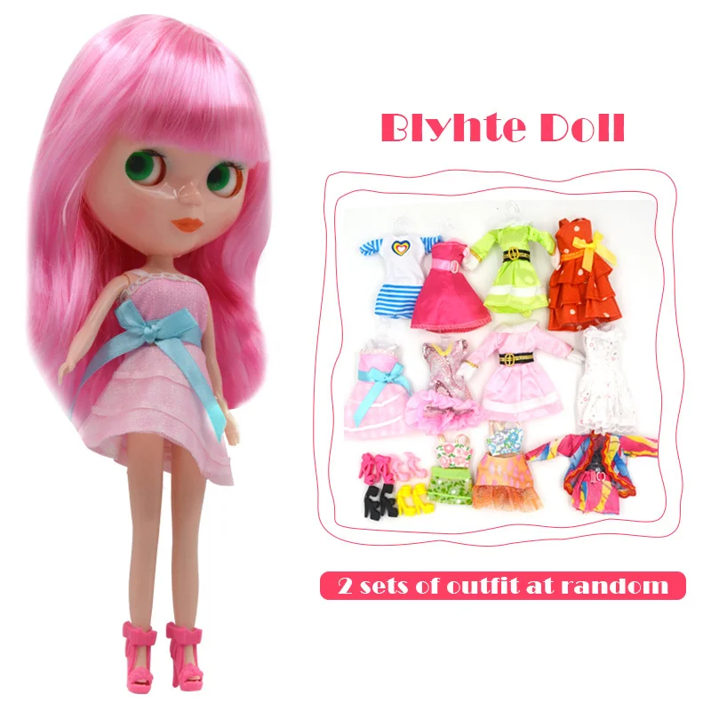 B3 -Outfit Заводская шарнирная кукла Blyth, Neo Blyth кукла Обнаженная Заказная блестящая кукла может изменить макияж и платье Diy, 1/6 шарнирные куклы - Цвет: B3 -Outfit